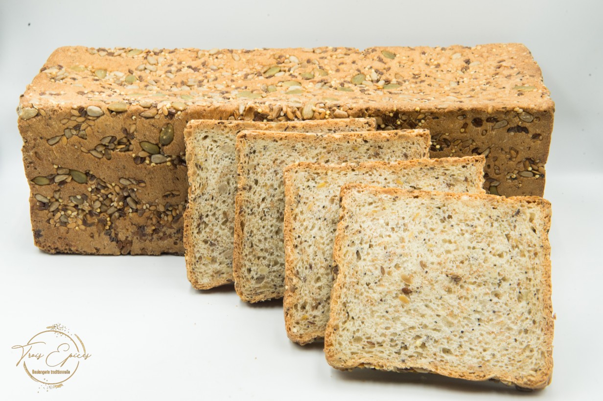 Pain de mie multi graine
